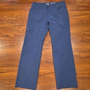Mountain Hardwear Yumalino Fleece Lined Hiking Cargo Pants Men's 30 Blue
